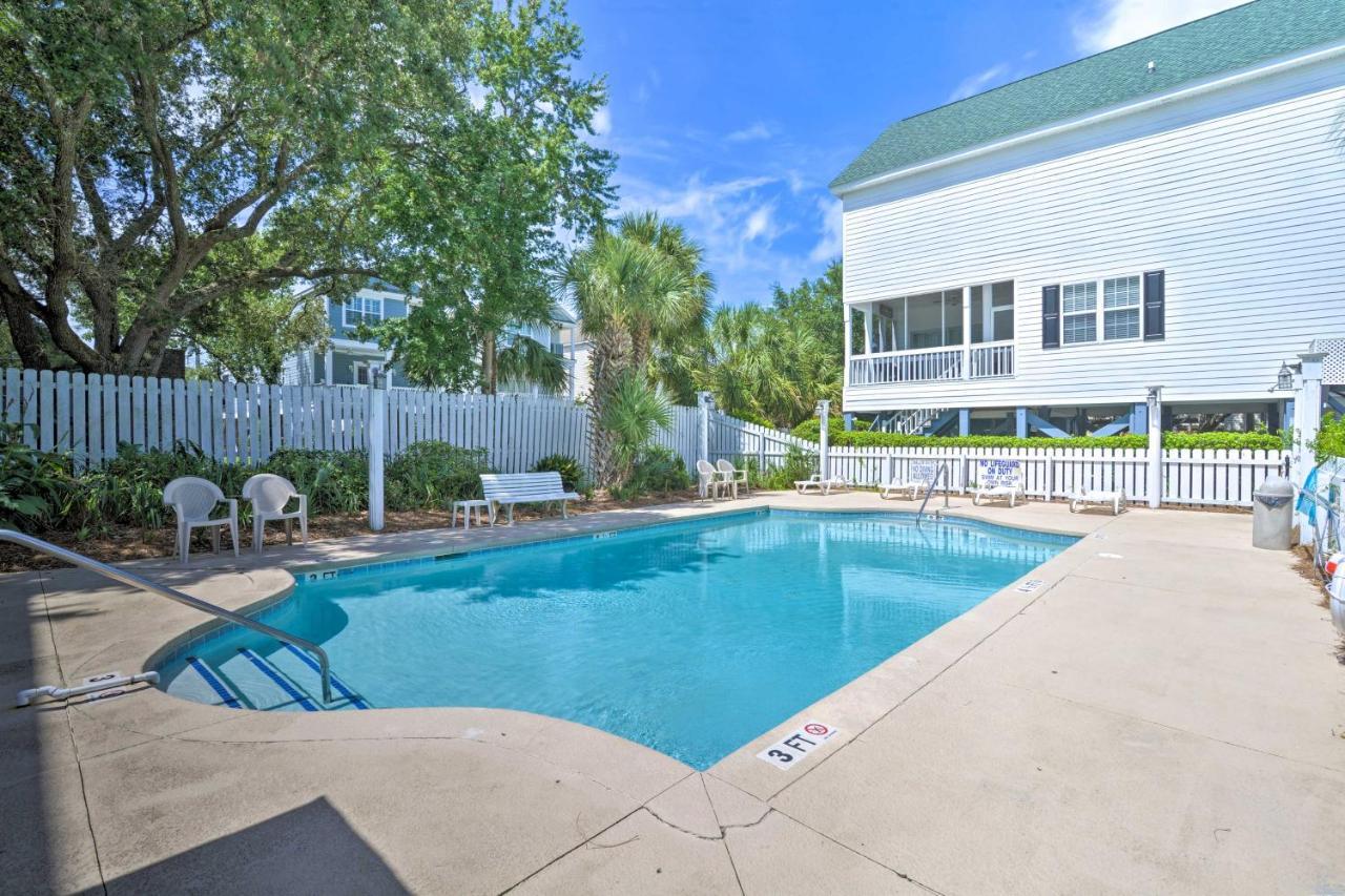 Surfside Beach Home Base Steps To Pool And Ocean! Myrtle Beach Bagian luar foto