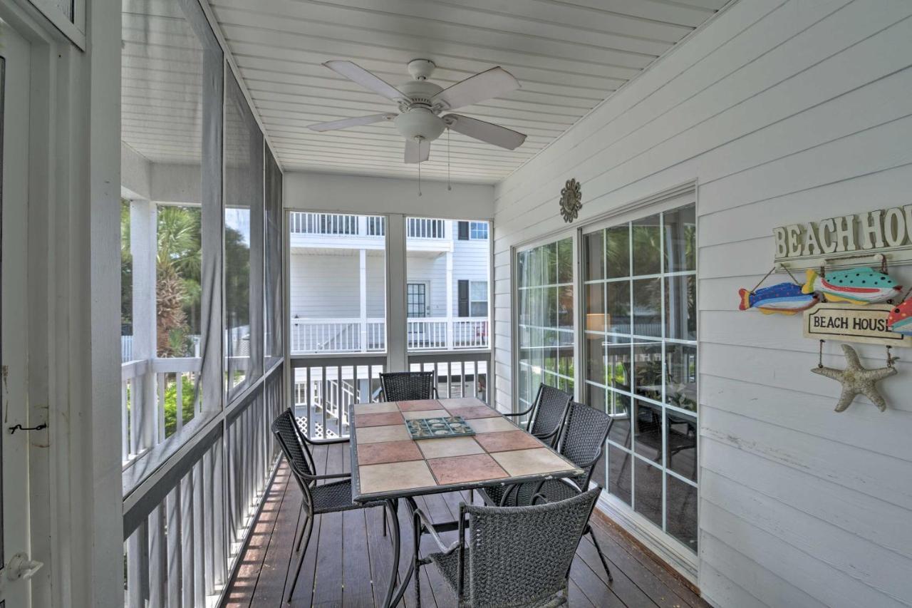 Surfside Beach Home Base Steps To Pool And Ocean! Myrtle Beach Bagian luar foto