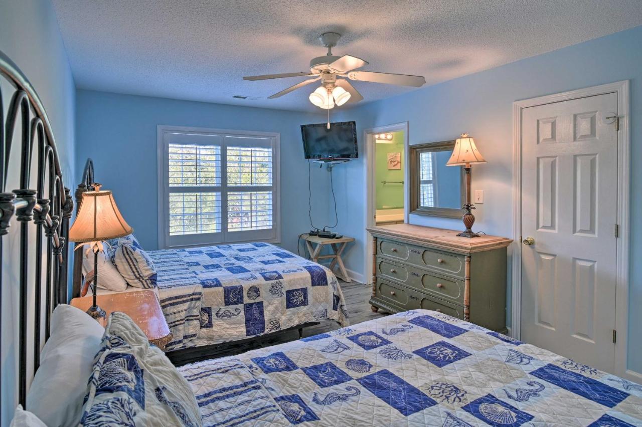 Surfside Beach Home Base Steps To Pool And Ocean! Myrtle Beach Bagian luar foto