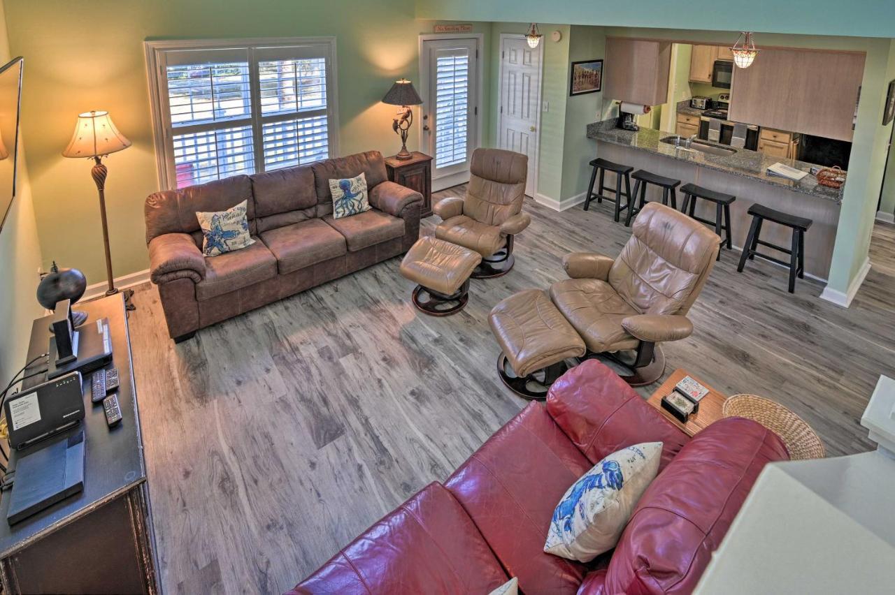 Surfside Beach Home Base Steps To Pool And Ocean! Myrtle Beach Bagian luar foto