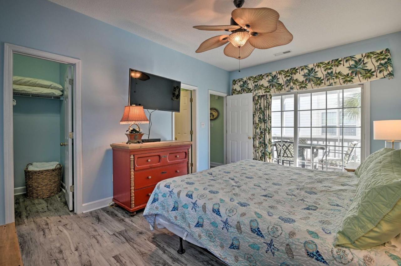 Surfside Beach Home Base Steps To Pool And Ocean! Myrtle Beach Bagian luar foto