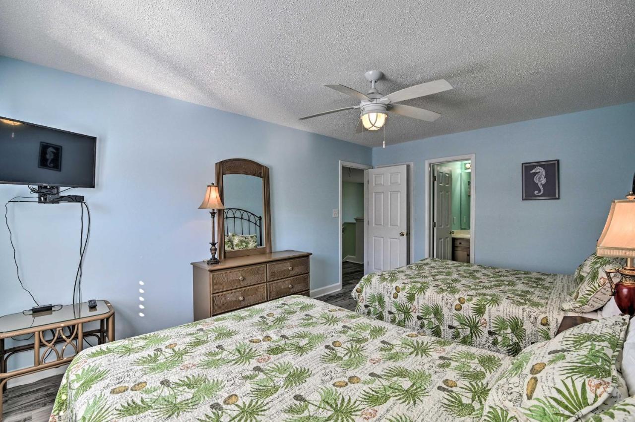 Surfside Beach Home Base Steps To Pool And Ocean! Myrtle Beach Bagian luar foto