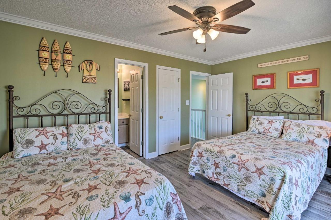 Surfside Beach Home Base Steps To Pool And Ocean! Myrtle Beach Bagian luar foto